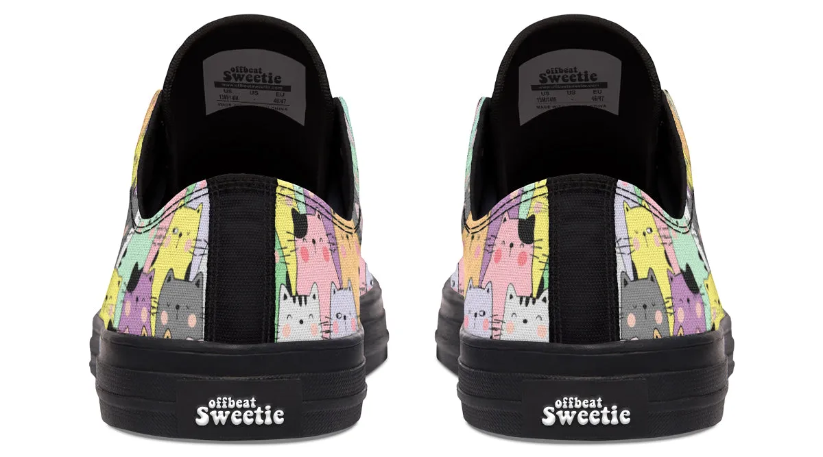 You've Got To Be Kitten Me Low Tops